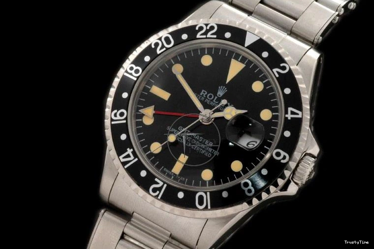 0211 ROLGMT016C – Vintage GMT SS Black Bezel Swiss Eta 2836- Versatile 962